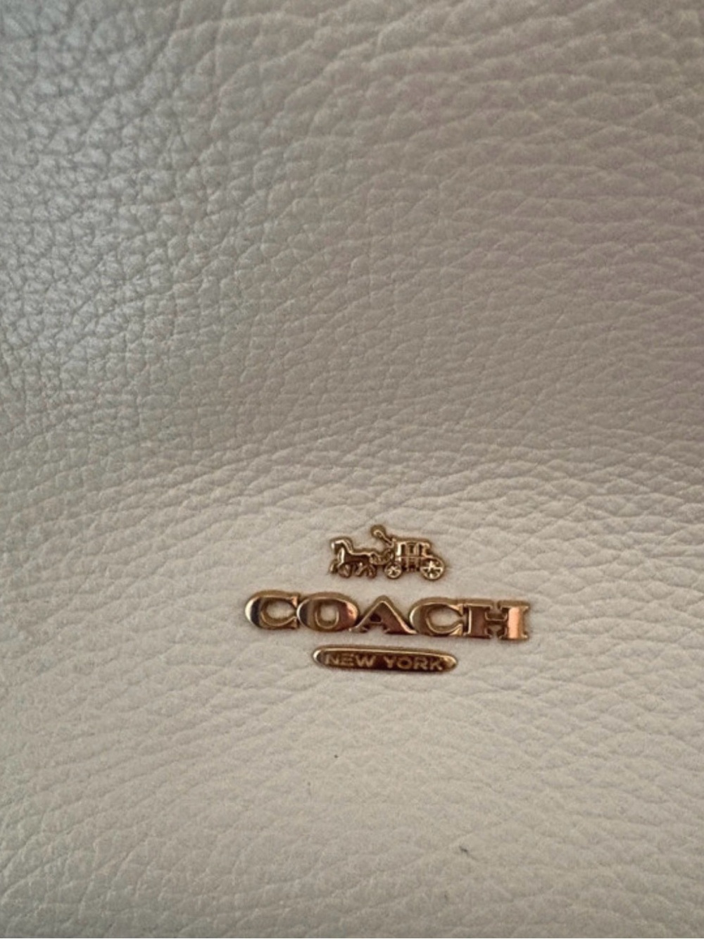 Coach Pebbled Leather Hobo in Blush with Black Trim - Picture 3 of 16
